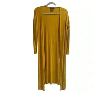 See You Monday Open Long Cardigan Size Small EUC